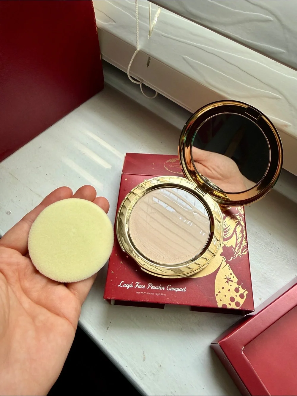 Besame Cosmetics I Love Lucy Powder Compact w/Box BNIB Limited Edition